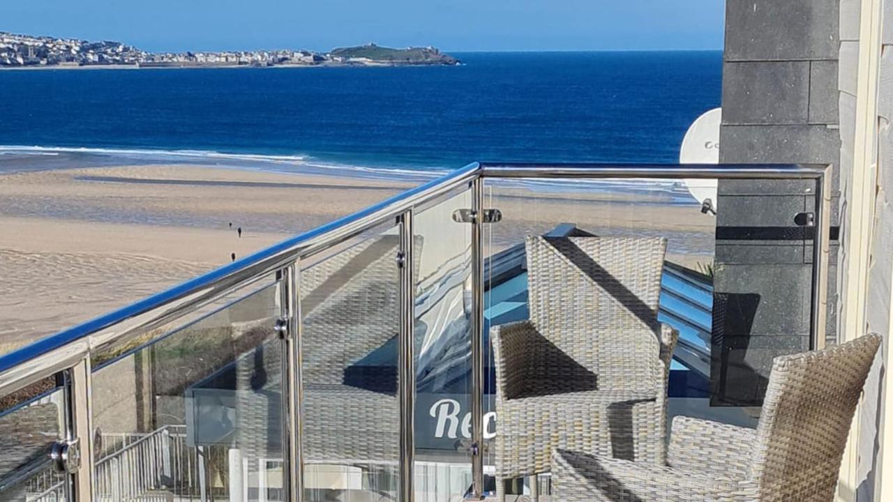 Sandy Bay Apartment, St Ives Bay, Hayle Exteriör bild